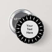 Sunburst 05 ronde button 5,7 cm (Voorkant /achterkant)