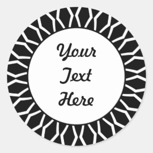 SunBurst 07 Ronde Sticker
