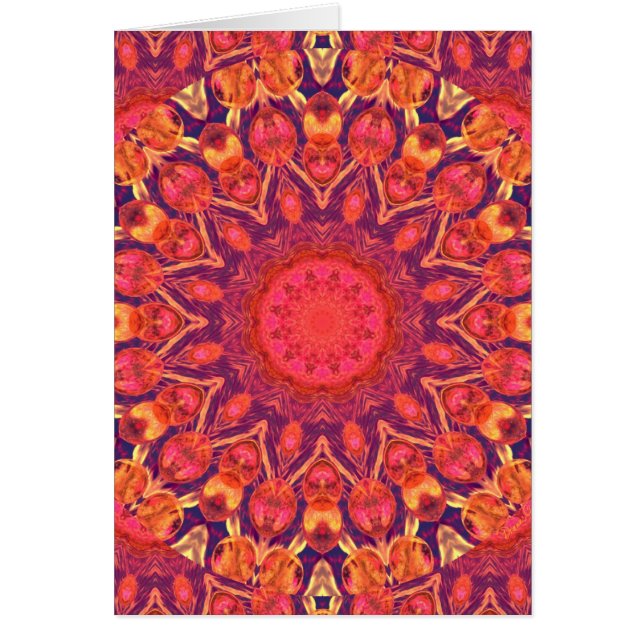 Sunburst, Abstracte Star Circle Dance (Voorkant)