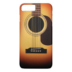 Sunburst Acoustic Guitar iPhone 8 Plus / 7 Plus Hoesje