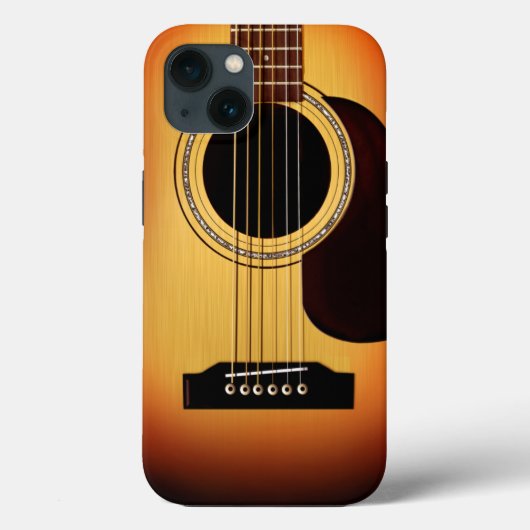 Sunburst Acoustic Guitar Case-Mate iPhone Case (Achterkant)