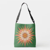 Sunburst Boho-Canvas tassen (Achterkant)