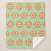 Sunburst Boho Sherpa Blanket Sherpa Deken (Voorkant)