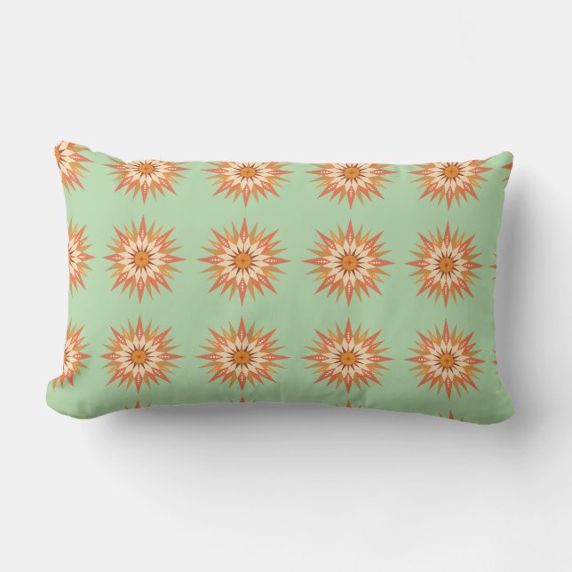 Sunburst Boho-Sierkussen Kussen (Voorkant)