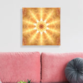SunBurst Canvas Afdruk (Insitu (Woonkamer))