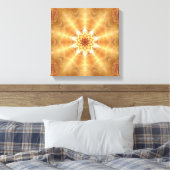 SunBurst Canvas Afdruk (Insitu (Slaapkamer))