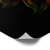 Sunburst Daisy (omgekeerd) Poster (Hoek)