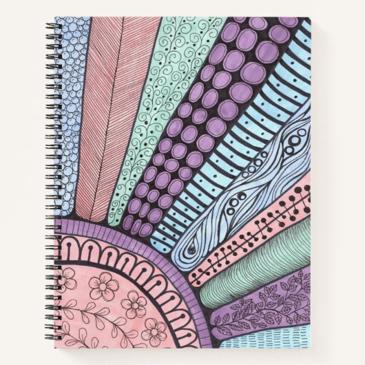 Sunburst Design Notitieboek (Voorkant)