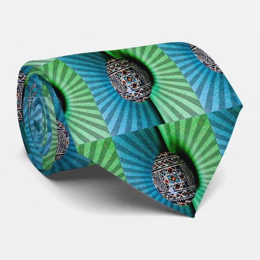 Sunburst Easter Egg Stropdas (Opgerold)