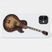 Sunburst Electric Guitar iPhone 11 coque (Dos (Horizontal))