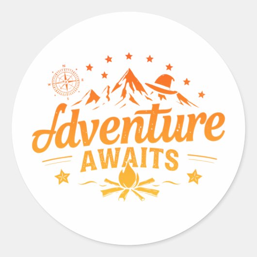 Sunburst Energy Ronde Sticker (Voorkant)