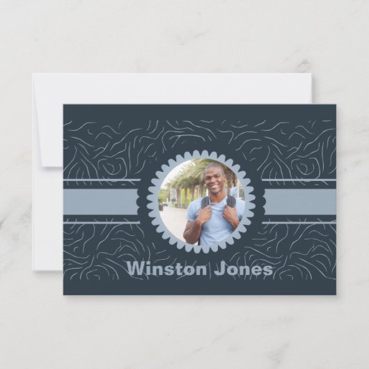 Sunburst Foto Dank je wel Kaart (Voorkant)