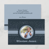 Sunburst Foto Dank je wel Kaart (Voorkant / Achterkant)