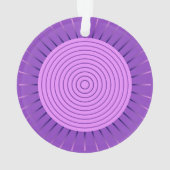 Sunburst géométrique moderne - Amethyst Purple (dos)