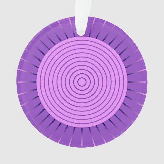 Sunburst géométrique moderne - Amethyst Purple (devant)