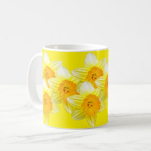Sunburst Golden Daffodils, koffie-Mok Koffiemok (Voorkant links)