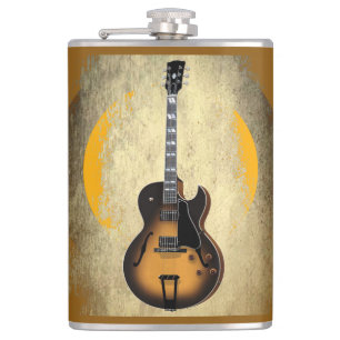 Sunburst Guitar Flask Heupfles
