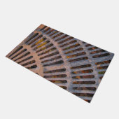 Sunburst Metal Grate in Old Montreal Deuren Mat (Schuin)