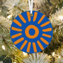 Sunburst Metalen Ornament