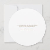 Sunburst Modern Save The Date (Achterkant)