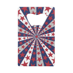 Sunburst patriotique : Drapeau américain