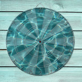 Sunburst Pattern Overlay op Foto Dartbord