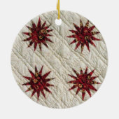 Sunburst Quilt 2925 Keramisch Ornament (Achterkant)