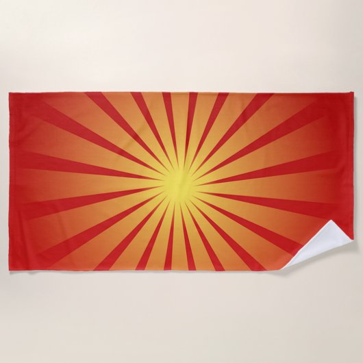 Sunburst Strandlaken (Voorkant)