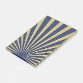 Sunburst stripes posters post-it® notes (Schuin)