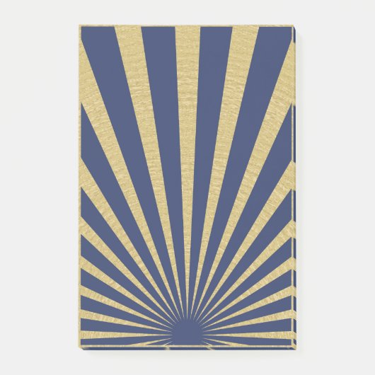 Sunburst stripes posters post-it® notes (Voorkant)