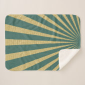Sunburst stripes posters sherpa deken (Voorkant (horizontaal))