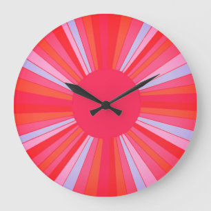 Sunburst Wall-klok Grote Klok