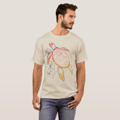 Sunburst Zee Turtle T-shirt (Voorkant volledig)