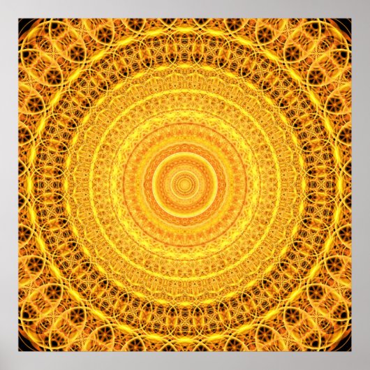 Suncatcher Mandala Poster (Voorkant)
