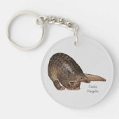 Sunda Pangolin AcrylSleutelhanger Sleutelhanger (Voorkant)