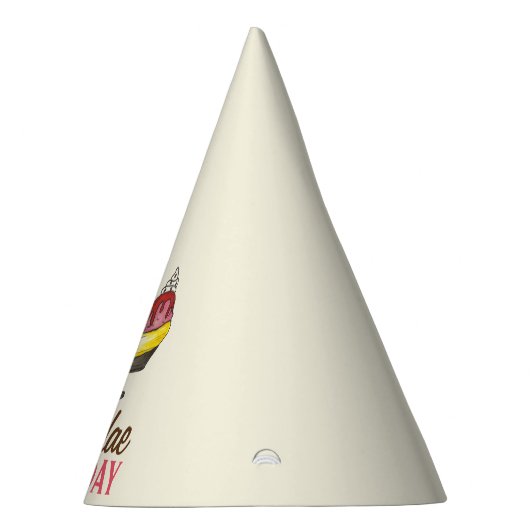 SUNDAE FUNDAY Banana Split Ice Cream Social Feesthoedjes (Rechts)