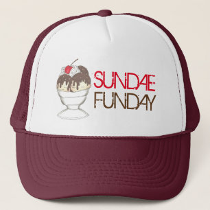 SUNDAE (ZONDAG) FUNDAY Ice Cream Hot Fudge Foodie Trucker Pet