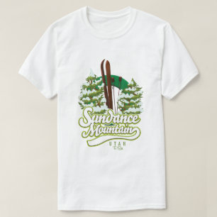Sundance Mountain Utah Ski logo T-shirt