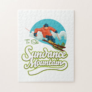 Sundance Mountains ski logo Legpuzzel
