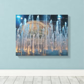 Sundance Square Chisholm Trail Mural Canvas Afdruk (Insitu (Houten vloer))