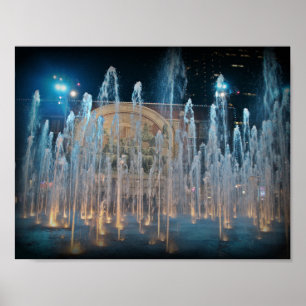 Sundance Square Chisholm Trail Mural Poster