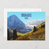 Sundance Utah Mountains  Briefkaart (Voorkant / Achterkant)