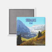 Sundance Utah Mountains  Magneet (Voorkant / Achterkant)