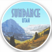 Sundance Utah Mountains  Sticker (Voorkant)