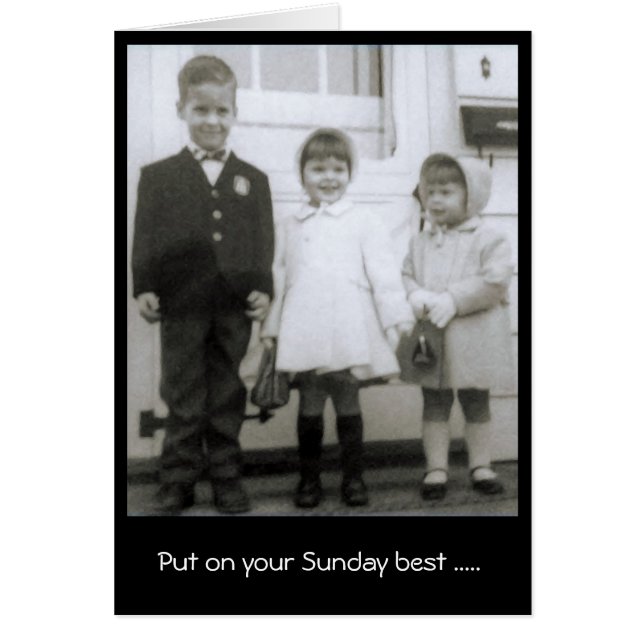 Sunday Best Celebrate Card (Voorkant)