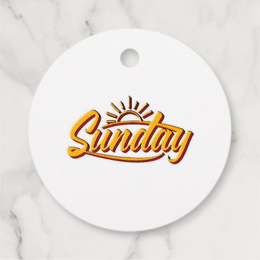 SUNDAY BEST SUMMER BEDANKJES LABELS (Achterkant)