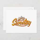 SUNDAY BEST SUMMER BRIEFKAART (Voorkant / Achterkant)