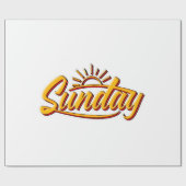 SUNDAY BEST SUMMER CADEAUPAPIER (Vlak)