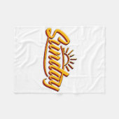 SUNDAY BEST SUMMER FLEECE DEKEN (Voorkant (Horizontaal))