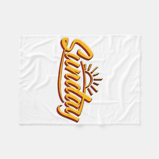 SUNDAY BEST SUMMER FLEECE DEKEN (Voorkant (Horizontaal))